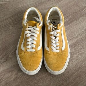Vans Yellow Suede Sneakers